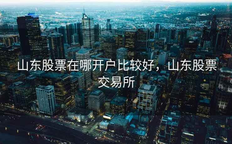 山东股票在哪开户比较好，山东股票交易所
