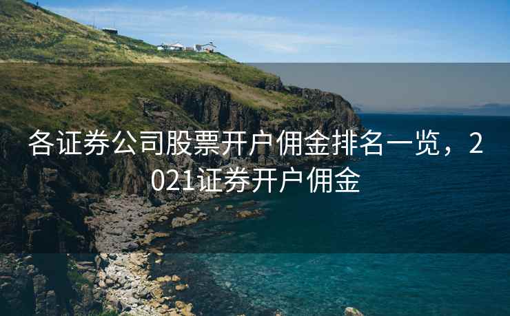各证券公司股票开户佣金排名一览，2021证券开户佣金