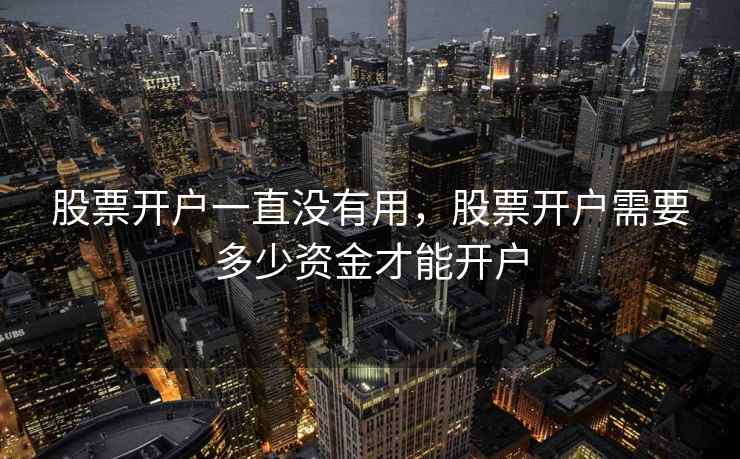 股票开户一直没有用,股票开户需要多少资金才能开户 股票开户一直没有用,股票开户需要多少资金才能开户