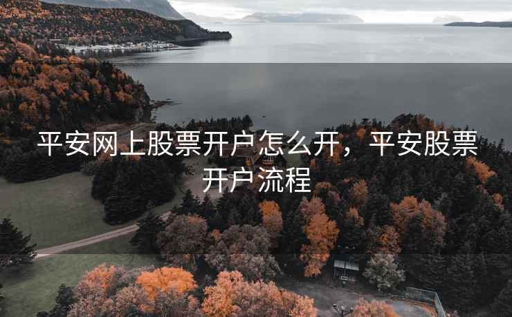 平安网上股票开户怎么开,平安股票开户流程 平安网上股票开户怎么开,平安股票开户流程