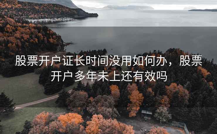 股票开户证长时间没用如何办，股票开户多年未上还有效吗